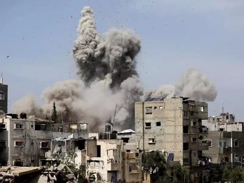 استشهاد 7 فلسطينيين في قصف صهيوني على خان يونس جنوبي قطاع غزة