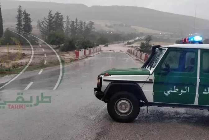 طرقات مغلقة بسبب التقلبات الجوية