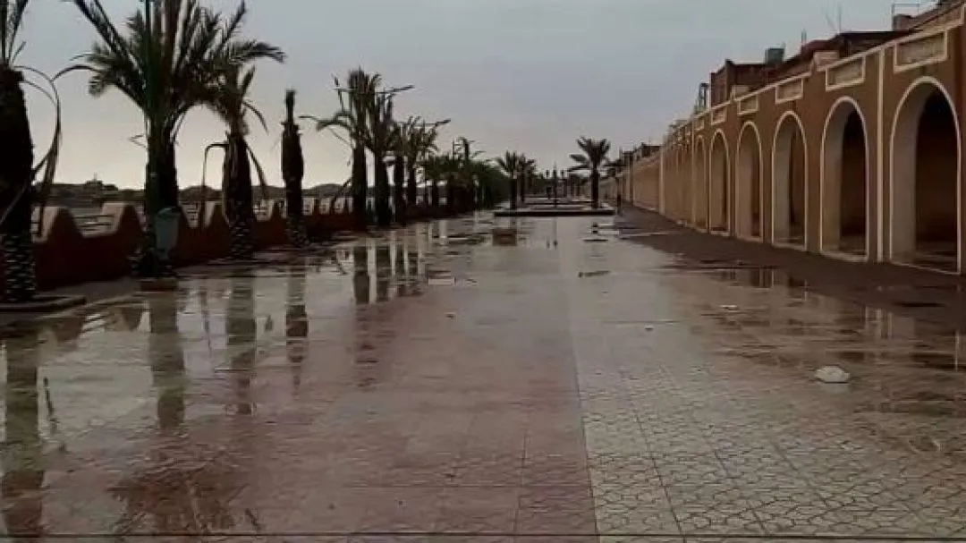 أمطار غزيرة وزوابع رملية عبر 5 ولايات