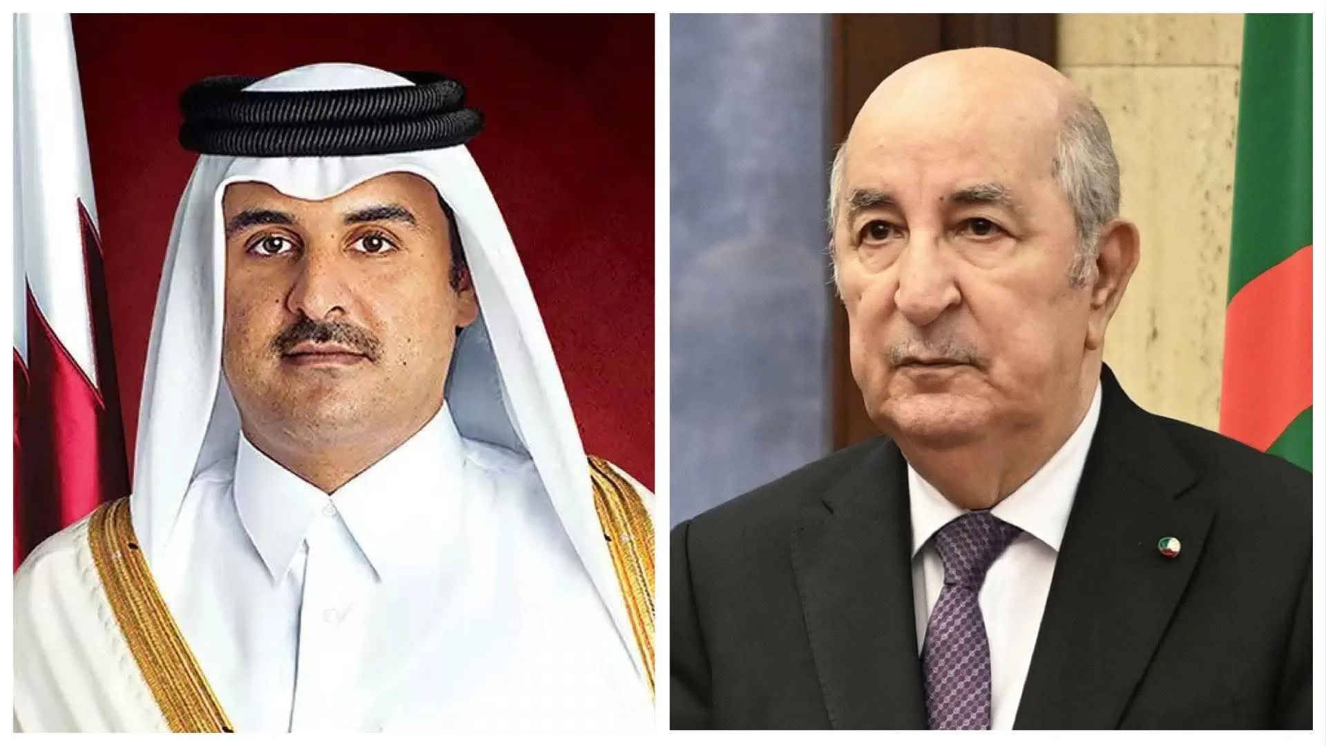 أمير دولة قطر يهنّئ الرئيس تبون بمناسبة ذكرى الثورة المجيدة