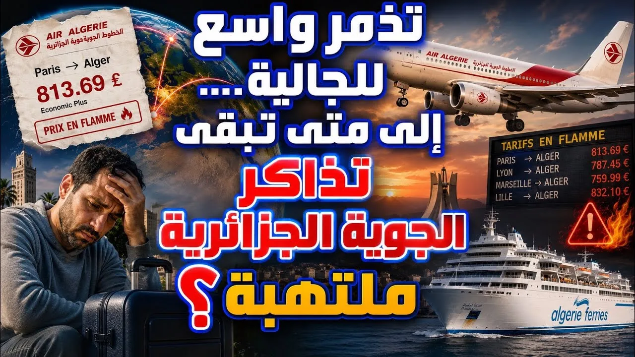 تذمر واسع للجالية… إلى متى تبقى تذاكر الجوية الجزائرية ملتهبة؟