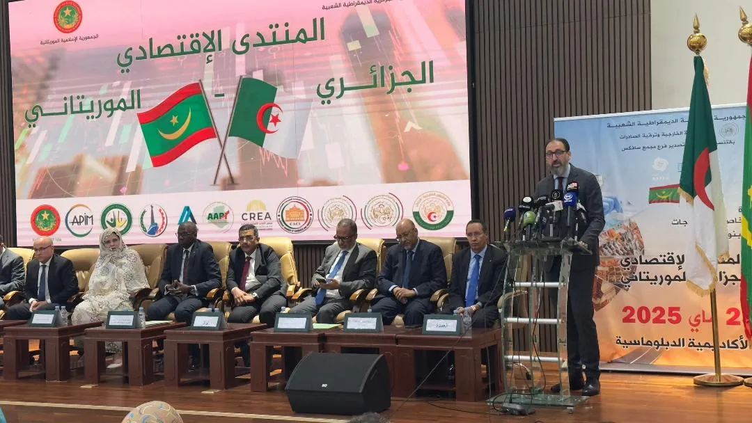 دعاس يُعلي صوت الشراكة الجزائرية الموريتانية في منتدى نواكشوط