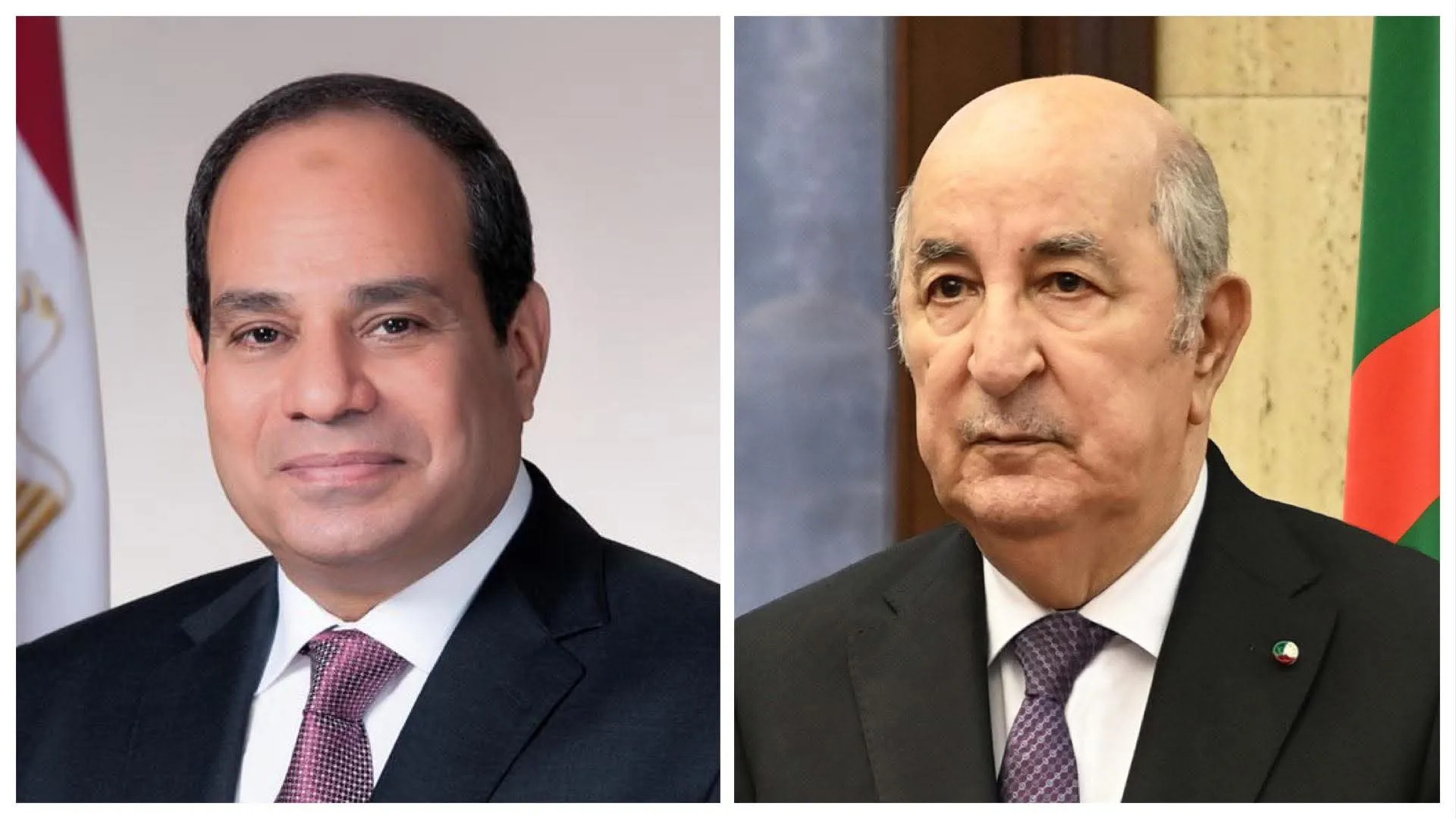 السيسي يهنئ الرئيس تبون بمناسبة الاحتفال بذكرى عيد الثورة