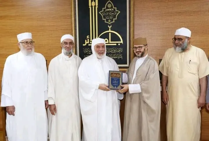 عميد جامع الحزائر يستقبل وفدا من جمعية العلماء المسلمين الجزائريين