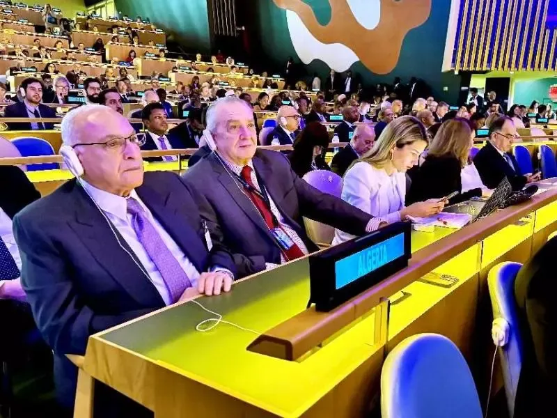 عطاف يشارك في جلسة إحياء الذكرى الـ80 لتأسيس الأمم المتحدة