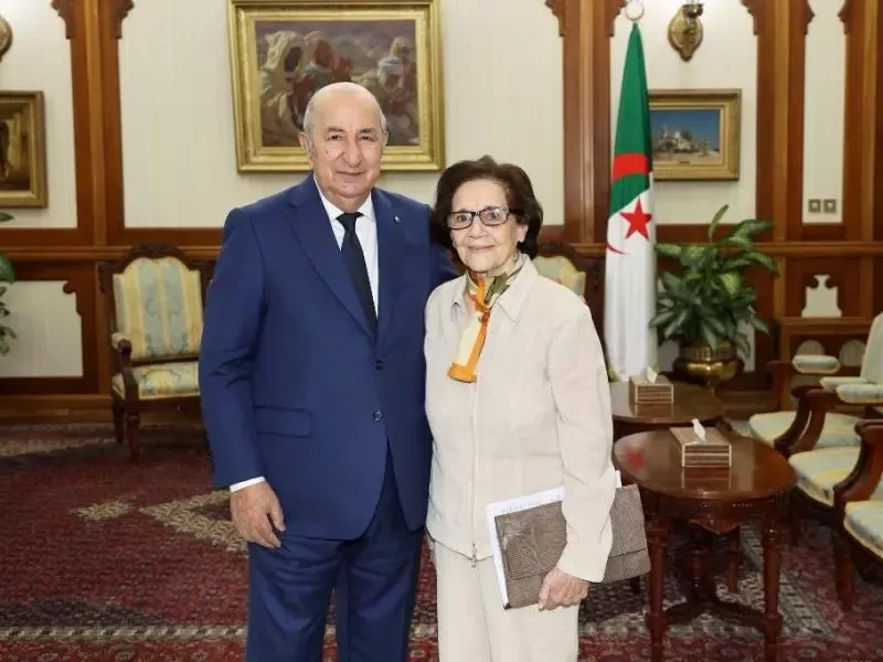 رئيس الجمهورية يستقبل المجاهدة جميلة بوحيرد